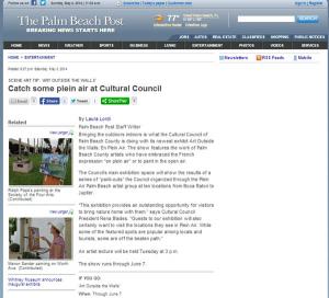 Nice Article In Palm Beach Post About PAPB